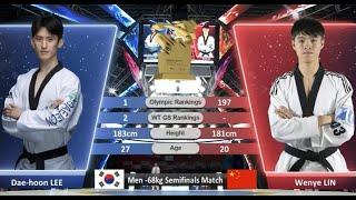 (Semi-Final) Lee Dae Hoon (KOR) vs Wenya Lin (CHN) Grand Slam Final & 2020 Olympic Qualification