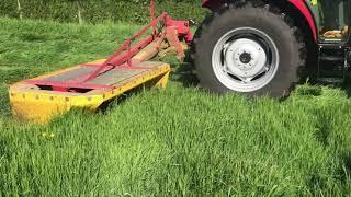 First 100 hay bales 2021 with mini baler