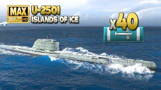 Submarine U-2501: Huge 5k base XP game - World of Warships