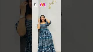 Myntra Maxi Dresses Haul from Myntra in Budget| Long Floral Dresses for Summers #myntrahaul #myntra