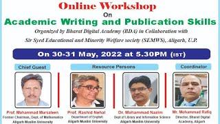 Publication Skills by Dr. Nazim, Associate Professor, AMU