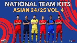 National Team Kits Asian 24/25 VOL. 4 - Football Life & PES 2021