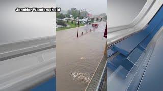 Flash flooding in Mankato