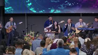 Dúo Lirio de los Lirios & Pastor Santos Perdomo en una tarde de exaltación a Dios!