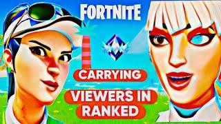   #1 UNREAL KBM🟥 RANKED CARRYING VIEWERS SPEEDRUN *  #fortnite #shortstream  🟥