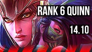 QUINN vs AKALI (TOP) | Rank 6 Quinn | EUW Challenger | 14.10