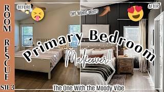 BUDGET MASTER BEDROOM MAKEOVER :: ROOM RESCUE S1E3 :: Moody Bedroom Design