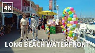 [4K] LONG BEACH - Walking Long Beach Waterfront, Los Angeles County, California, USA - 4K UHD