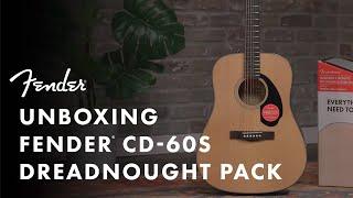 Unboxing The Fender Acoustic Guitar Starter Pack | Fender