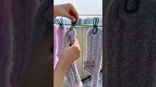 Portable Multi Functional Drying Rope with 12 Clips and 2 Hooks/Portable Outdoor Travel Clothesline