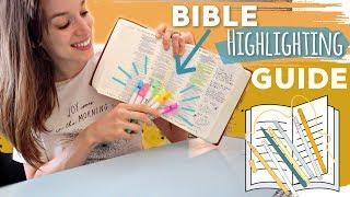 How to Highlight Your Bible! (8 Ideas for Color Coding Your Bible)