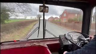 Tom taking Leyland Leopard WOI 2211 for fuel part 2