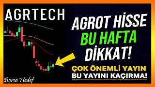 AGROT HİSSE'DE BU HAFTA DİKKAT! - Agrot Hisse Analiz - Yorum - Alınır mı - Teknoloji Hissesi - Borsa