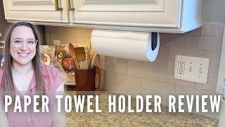 Organize Your Kitchen an Under-Cabinet Paper Towel Holder! | Product Review & Demo