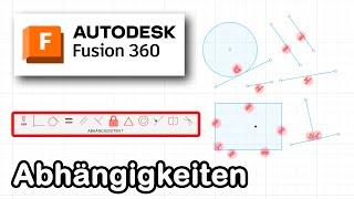 Fusion 360 [deutsch] - "Abhängigkeiten" einfach erklärt (endlich verstehen wir die Symbole)