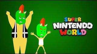 Bowser And Bowser Jr. Misbehave At Super Nintendo World/Grounded