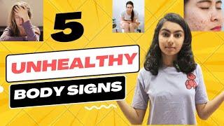 5 Signs of Unhealthy body / Unhealthy body /5 signs / Enjoy Fitness