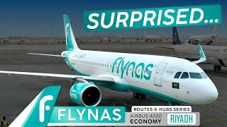 Domestic Saudi Flying · FLYNAS Economy Class A320  Riyadh - Jeddah  The Future Mega Hub...?