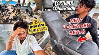 पूरी Fortuner का Interior तहस नहस कर दिया  अंदर से भी Post*mortum कर दिया 