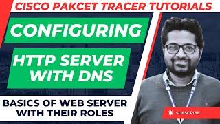 How to Configure Web Server in Packet Tracer | Configure HTTP Server with DNS | Setup HTTP Server