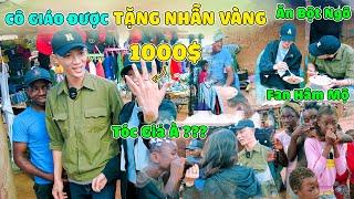 Cô Giáo Việt Nam Lần Đầu Đến Chợ Châu Phi Đã Được Tặng Nhẫn Vàng ???
