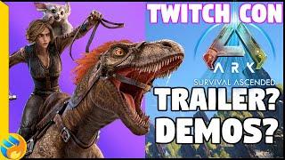 ASA Trailer Or DEMO At Twitch Con? ARKADE News | ARK Survival Ascended |