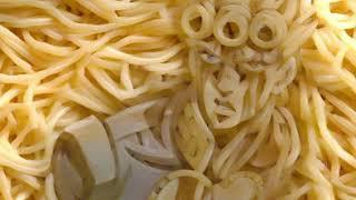 7 Page muda but it's entirely made out of spaghetti...