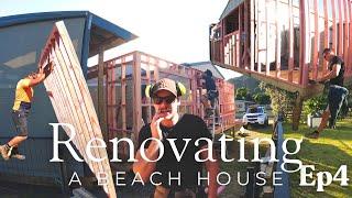 Renovating a BEACH HOUSE EP4: Frames are up! so many nogs 