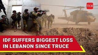 Hezbollah Back In Action Against Israel? Four Israeli Officers, Soldiers Killed In Lebanon | Watch