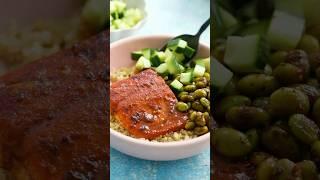 Fast, Easy & Tasty Salmon for Dinner! #ovenbakedsalmon #firecrackersauce