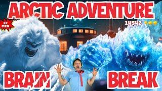   17 Min Arctic Adventure | Kids Brain Break, Workout and Fun PE Game