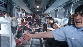 【FULL】Typhoon is approaching! The bus was swept off the cliff, can the passengers save themselves?