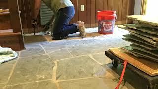 Removing Slate Floor