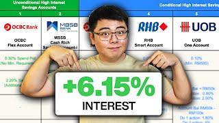 BEST Savings Accounts in Malaysia (for High Interest!)