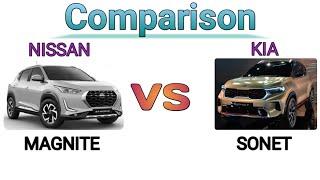 Nissan magnite vs Kia sonet car comparison and review |Nissan vs kia|