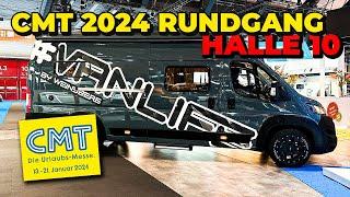 CMT Stuttgart 2024 Wohnmobil-Trends Rundgang Halle 10 Knaus, Weinsberg und Tappert