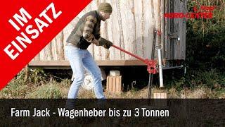 Wagenheber richtig ansetzen - "Farm Jack" im Test | Fliegl Agro Center