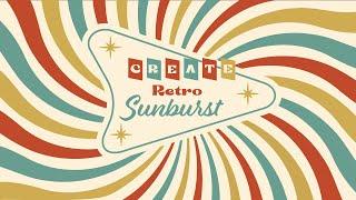 How to make an editable retro sunburst Illustrator tutorial