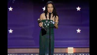 Ali Wong wins "Best Actress in a Limited Series" at the 29th annual Critics Choice Awards.