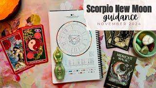 Scorpio New Moon Guidance  November 2024