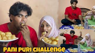 Aj Ham loga kare pani puri challenge    #trending #viralvideo #explore ￼