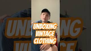 Unboxing vintage clothing #fyp #vintage #vintageclothing #unboxing #levis #vintagelevis