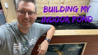 Indoor Koi Pond build, Quarantine and grow out with window!