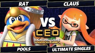 CEO 2024 - Rat (Dedede) Vs. Claus (Inkling, Min Min) Smash Ultimate - SSBU