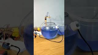 How to make water tank overflow alarm | contactless water sensor | arduino project #diy #experiment