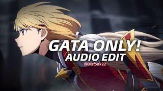 gata only (Slowed To Perfection) - floyymenor ft. cris mj [edit audio]