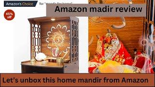 Home mandir review from | wooden temple | let’s unbox it | #amazon #homemandir