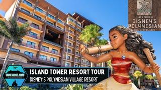 BRAND NEW! Island Tower at Disney's Polynesian Village Resort Full Tour (4K)