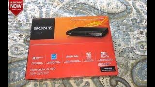 Sony DVD Player DVP-SR210P Unboxing Test Review