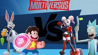 Bugs & Steven VS Harley & Rick - Multiversus Gameplay